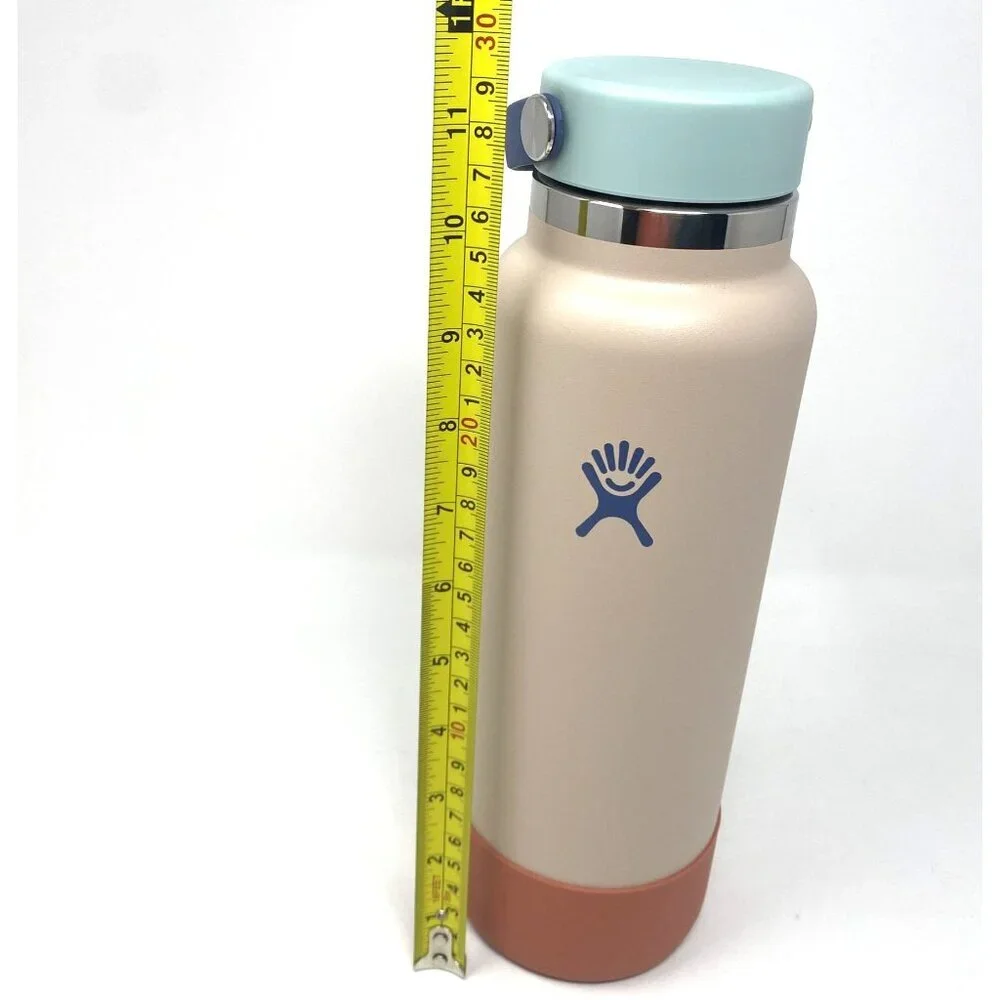 Hydroflask Special Edition 40 Oz Wide Mouth With Flex Cap And Boot Cotton Candy